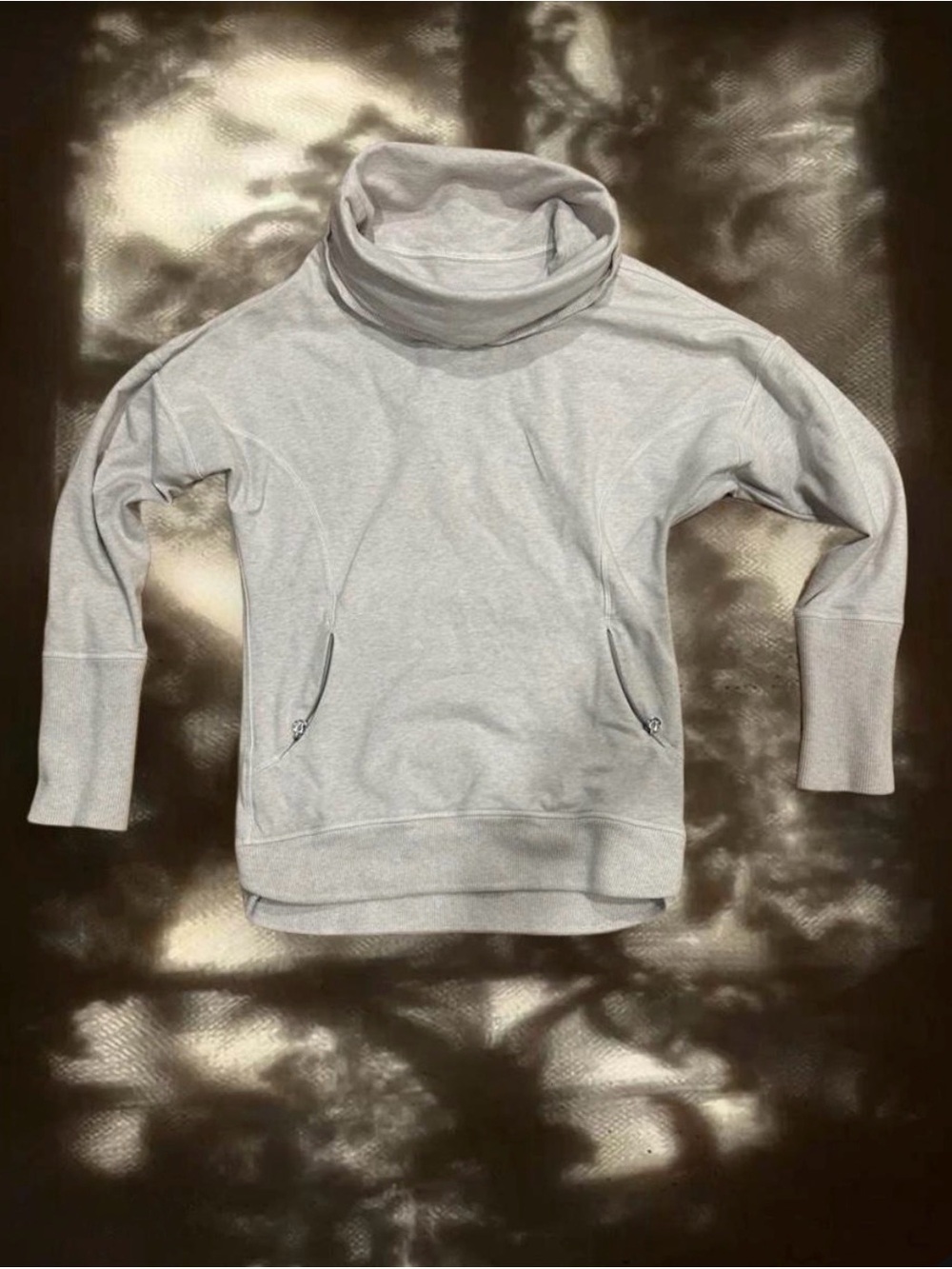 Lululemon-rest day pullover sweater (light grey)